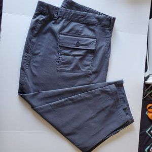 Terra & Sky Dark Grey Thick Capri jean 24W